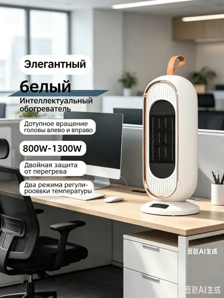 Ashna Обогреватель портативный тепловентилятор электрический