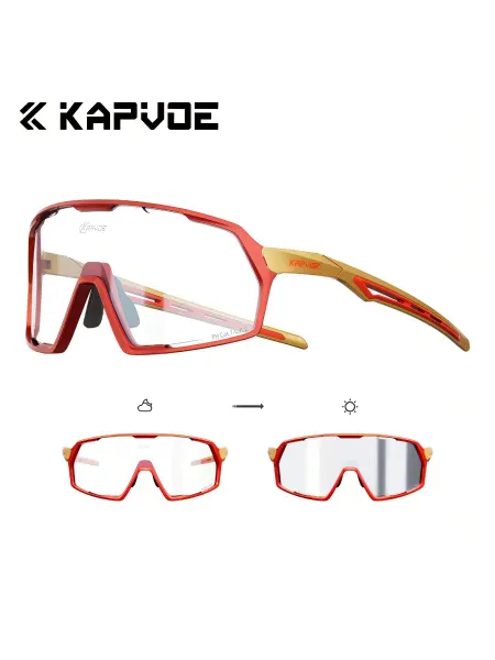 Kapvoe Очки спортивные солнцезащитные фотохромные защита UV 400