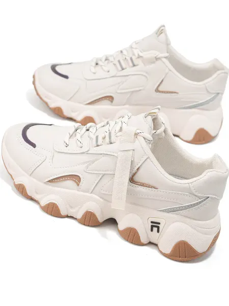 NiiN Shoes Кроссовки легкие белые на высокой подошве