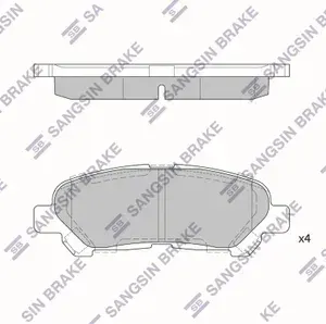 Sangsin Brake HI-Q Колодки тормозные TOYOTA HIGHLANDER 07- зад. арт. SP2136