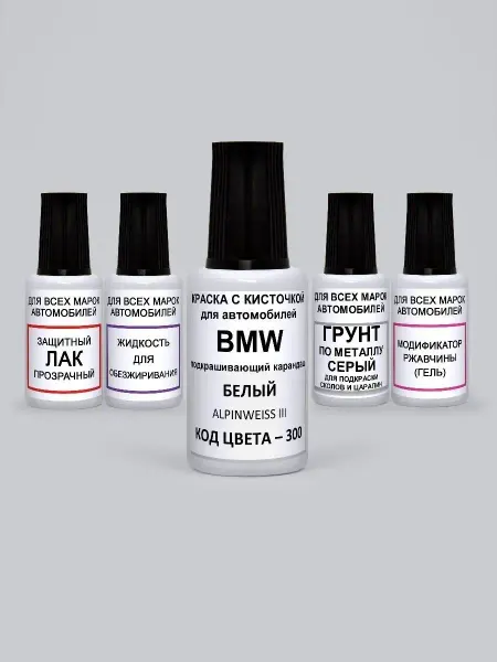 PODKRASKA.RU Краска для авто Цвет 300 BMW Белый ALPINE WHITE, ALPINWEISS