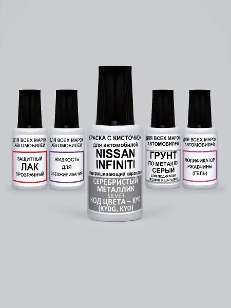 PODKRASKA.RU Краска для авто KY0 Nissan Серебристый, BRIGHT SILVER