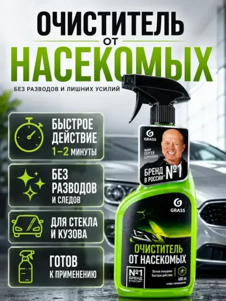 ASTER22 Очиститель от насекомых для автомобиля 600 мл