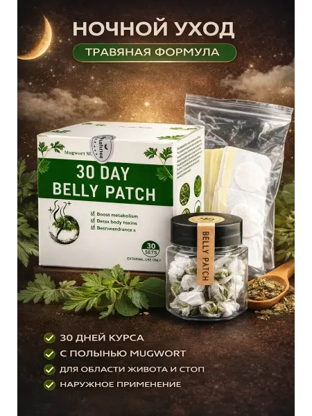 ASUM. Пластыри для очищения организма Mugwort belly patch