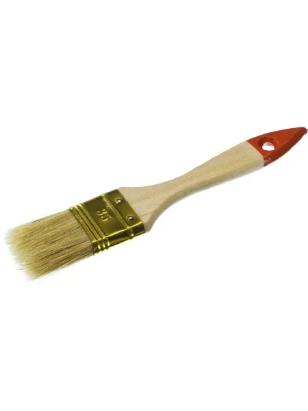 ЗУБР Плоская кисть 38мм 1.5" натуральная щетина