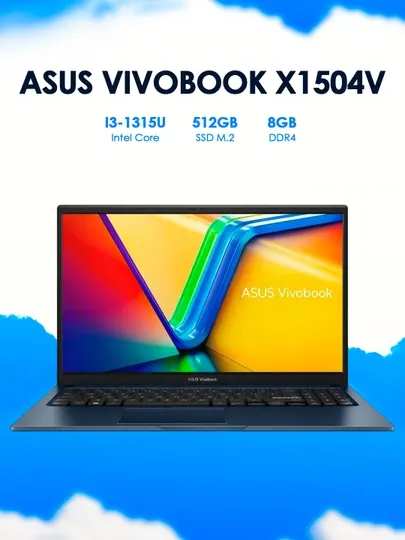Ноутбук ASUS Vivobook X1504V Quiet Blue