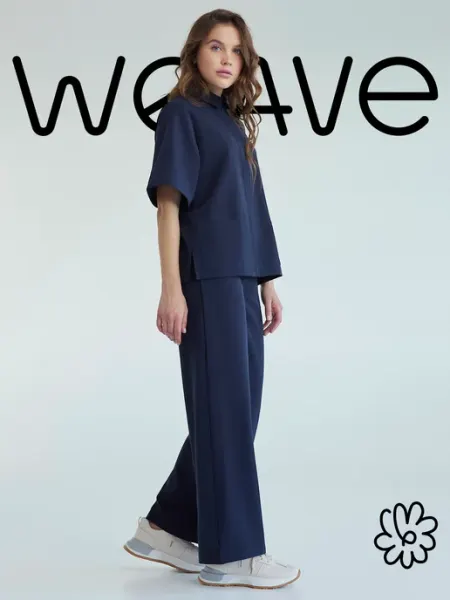 Weave Atelier Костюм медицинский стрейч с брюками хирургический