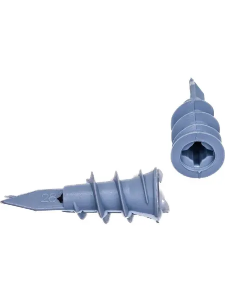 Качественный крепеж Дюбель DRIVA пластик 12x32 сверло 150, 150 шт 0500585 КЧ