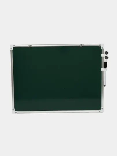 Двусторонняя магнитная доска "Группа ВМС США", 20x30 см, с набором маркеров и магнитов - Маркерно-меловые доски