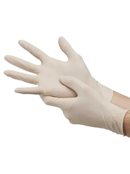 SAFE&CARE Перчатки медицинские латексные неопудренные, L, 100 шт