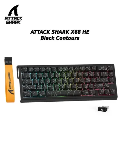 ATTACK SHARK X68 HE Быстрый спусковой крючок и клавиатура с магнитными переключателями