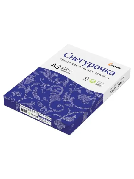 Снегурочка Цветная бумага А3 80 г,м2 белизна 146 CIE