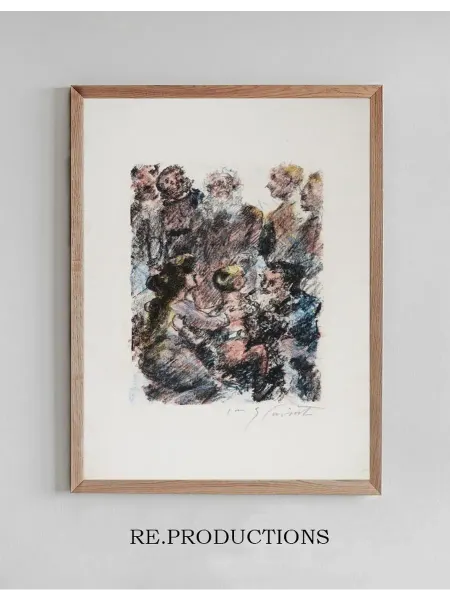 Re.productions Постер Wilhelm Tell Der Tod Attinghausens - Lovis Corinth