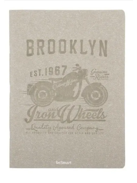 Тетрадь "Vintage motors" на скрепке в мяг переплете А4 40л