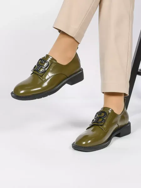 Mainila Shoes Туфли женские на низком каблуке натуральная кожа
