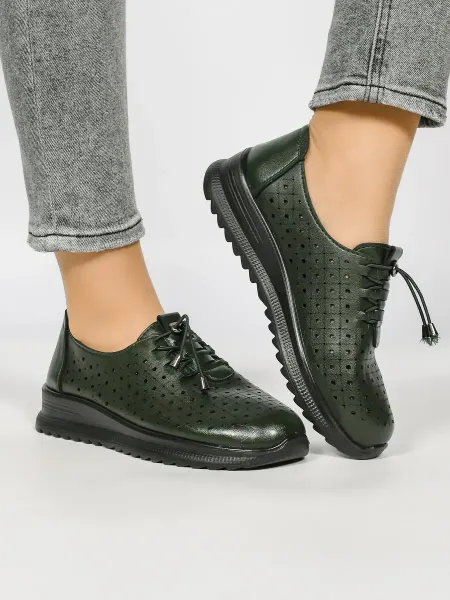VALLIDA SHOES Туфли на широкую ногу с перфорацией