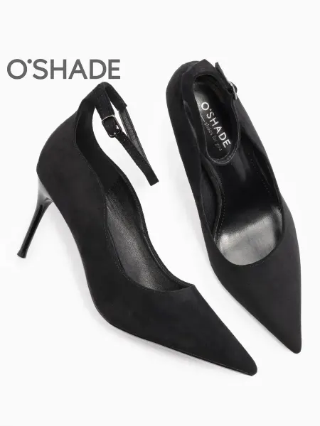 O`SHADE Туфли женские на каблуке черные
