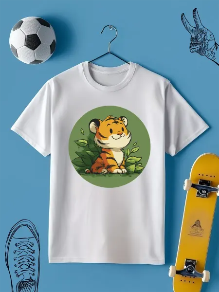 SHAG Футболка детская тигр в джунглях