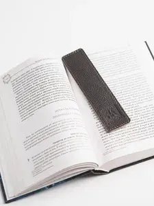 Кожаная закладка для книги, закладка в ежедневник, блокнот, в журнал из натуральной кожи Chirk Choc by J.Audmorr
