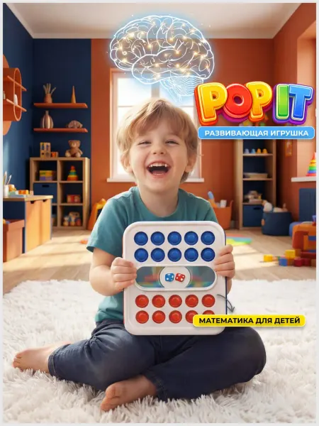 Eledoskids Развивающая математическая игрушка Pop it для малышей