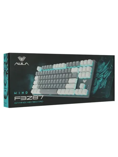 Механическая проводная клавиатура AULA F3287 RGB, компактная…