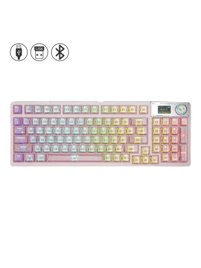 Игровая клавиатура Aula F98 Pro, механическая, с RGB-подсветкой