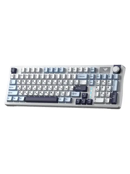 AULA Игровая клавиатура S98 голубой-White-черный пурпурный
