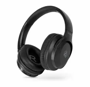 AuraSonics Наушники беспроводные с микрофоном, Bluetooth, черный