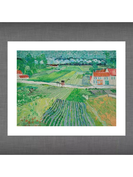 Past_today "Пейзаж в Овере", Ван Гог (натур.холст, 30х40 см)