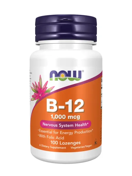 NOW Foods Витамин B12 - энергия и поддержка нервной системы, 1000 мкг - Витамины группы В