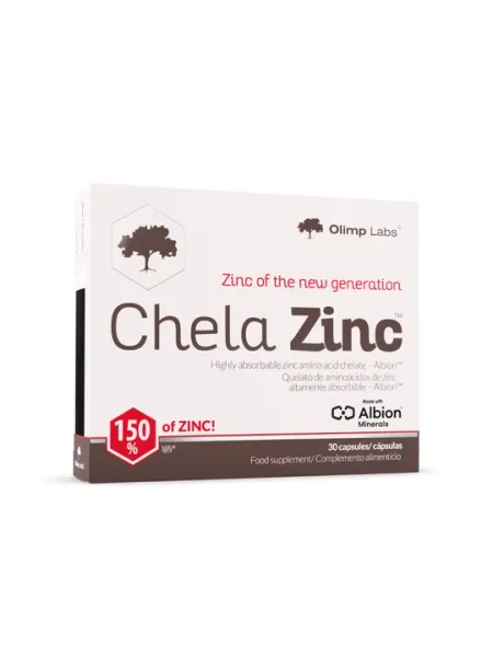 Olimp Chela-Zinc 30 caps, Хела цинк, лучшая форма цинка - Цинк