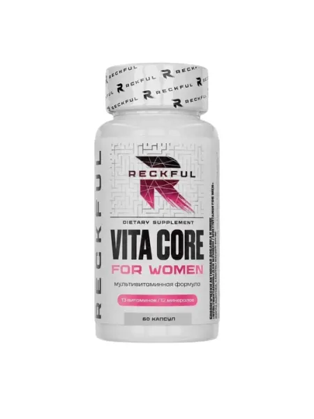 Reckful Vita Core for women 60caps, витамины с амино комплекс - Витаминно-минеральные комплексы