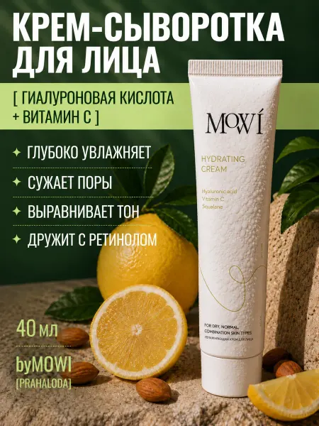 BYMOWI Белорусский увлажняющий крем для лица с витамином С
