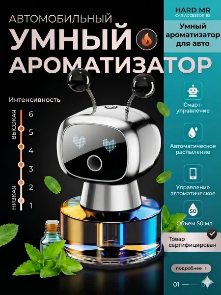 Automobile Flavors Plus Умный автомобильный ароматизатор воздуха с ИИ