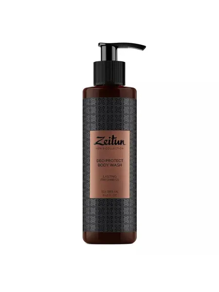 Zeitun Защитный гель для душа для мужчин с маслом чайного