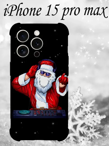 CaseShop_Ka чехол на iphone 15 pro max с дедом морозом