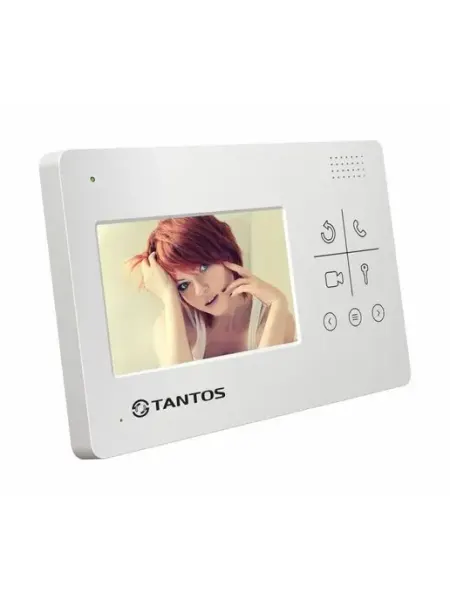 TANTOS Монитор видеодомофона LILU lux VZ, 4.3" (белый)