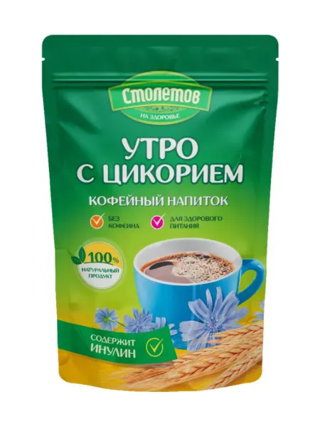 Столетов Кофейный напиток "Утро с цикорием" 100 г