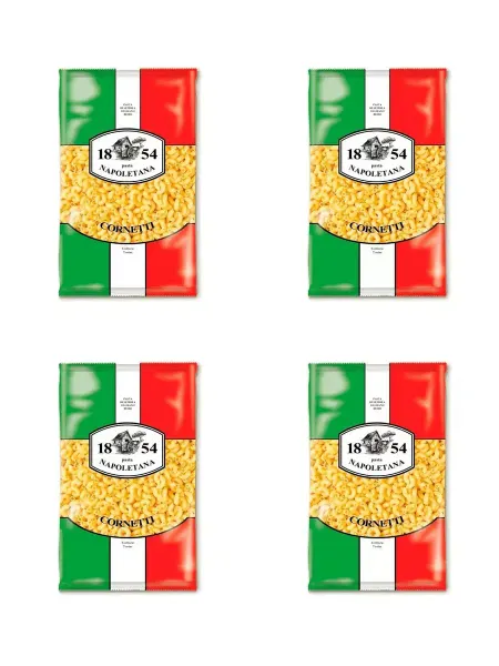 ГАЛЬЯНИ Макароны NAPOLETANA Рожки ГОСТ гр А в с 400 гр, 4шт