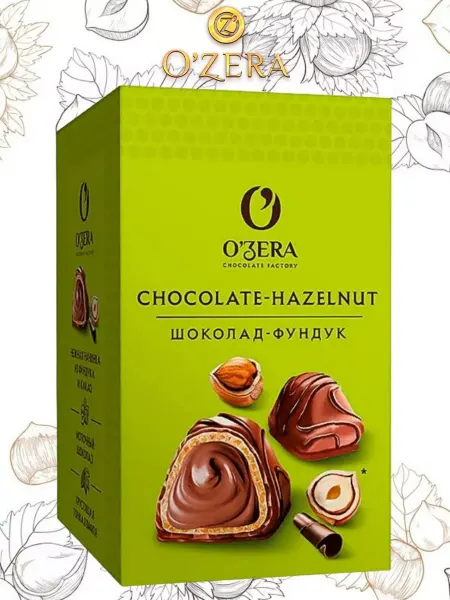 OZERA O'Zera,Конфеты с шокол-орех. начинкой, 150 гр