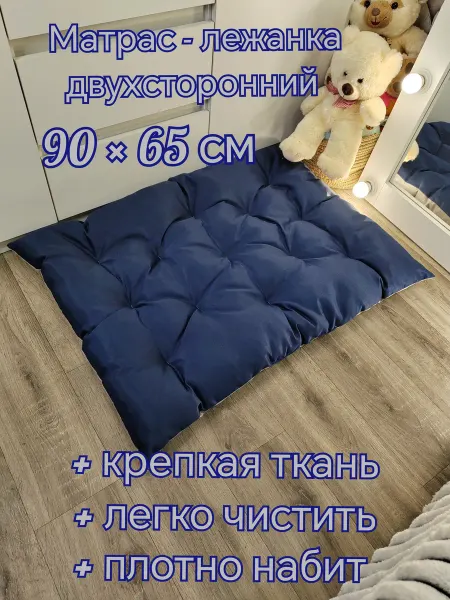Давинчи Матрас - лежанка 90 ×65 антивандальный двухсторонний