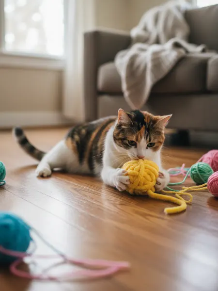 Japan Premium Pet Клубок шерстяной шарик игрушка для кошек