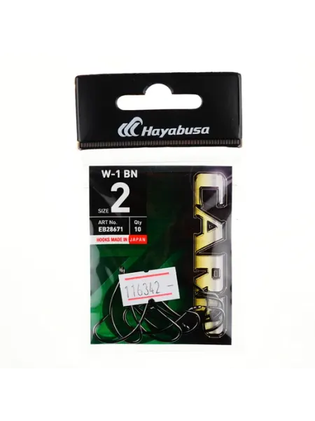 Hayabusa Крючки рыболовные карповые BN W-1 №2