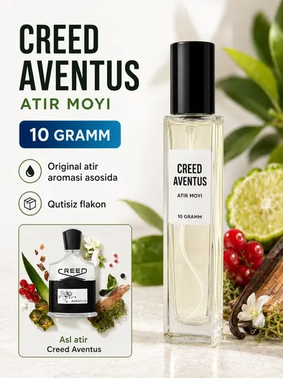 Парфюмерное масло Creed Aventus, 10 Мл