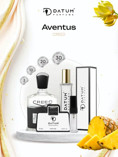 Духи мужские Datum Parfume Aventus с ананасом, бергамотом, мускусом и кедром