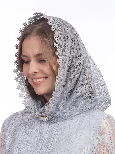 AVG Blow Платок для храма и церкви,ниспадающий,венчания,крещение
