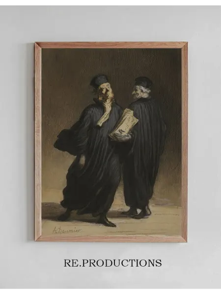 Re.productions Постер Les Avocats - Honoré Daumier