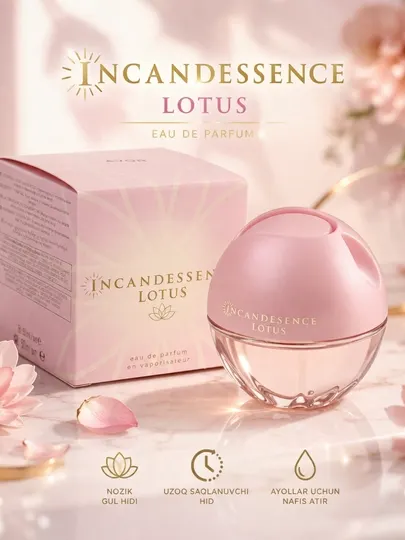 Парфюмированная вода, женский аромат Avon Incandessence Lotus, 50 мл