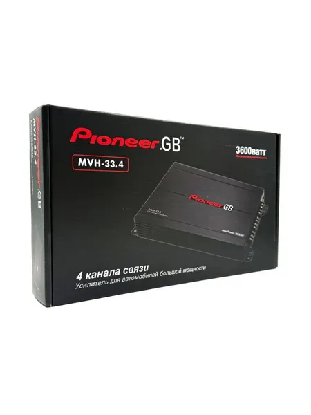 4х канальный Усилитель Pioneer.GB 33.4, для автомобилей 3600ватт