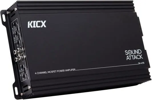 Усилитель автомобильный Kicx SA 4.90 четырехканальный